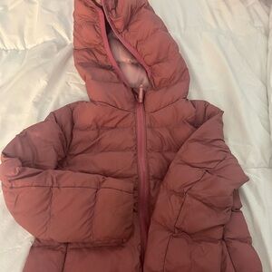 Uniqlo Kids Puffer Jacket - Dusty Rose